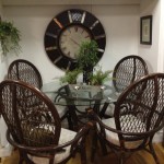 antique table and chairs